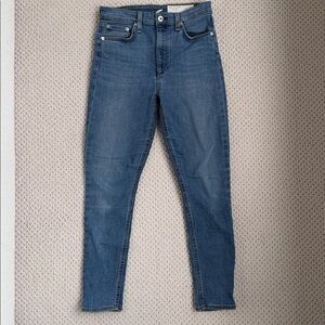 Rag & Bone Women's High Rise Ankle Skinny Jeans in Camden wash